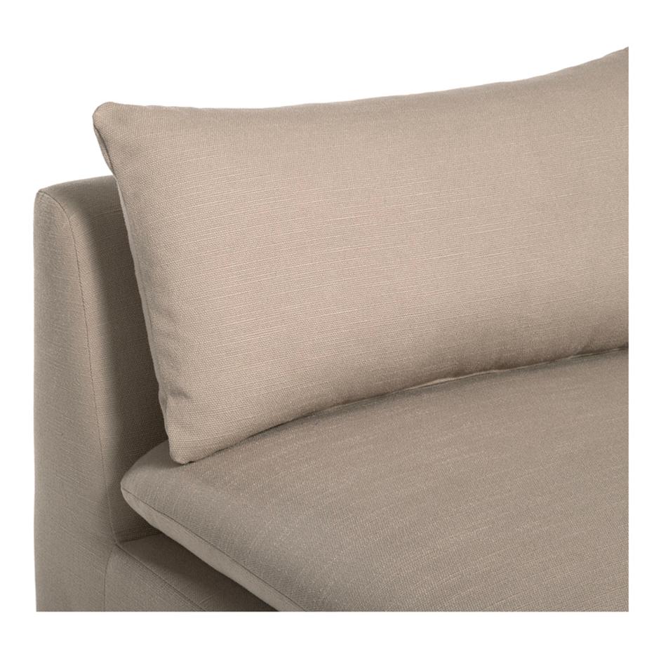 Estelle Lounge Chair Flax by Moes Home