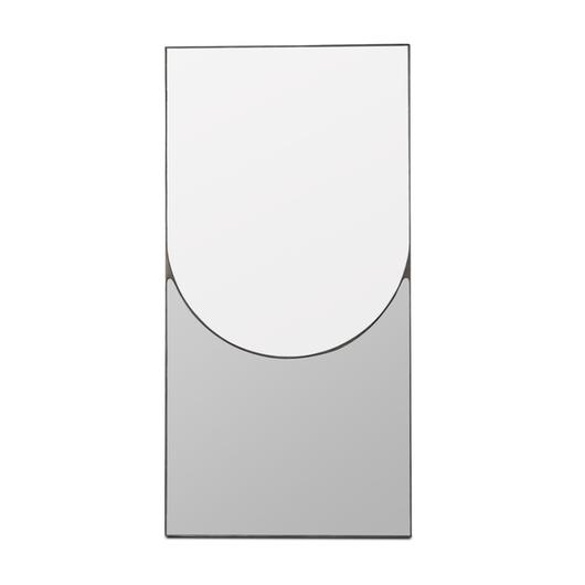Auryn Mirror In Grey Mirror And Aged Black by Four Hands