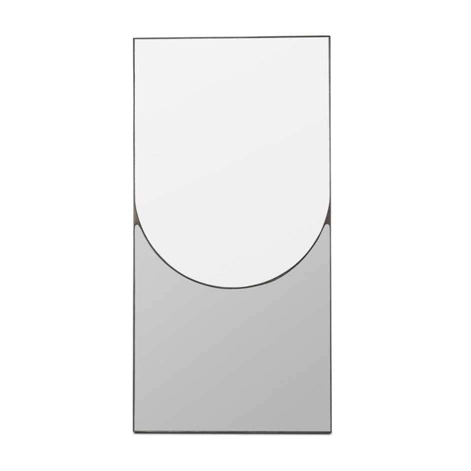 Auryn Mirror In Grey Mirror And Aged Black by Four Hands