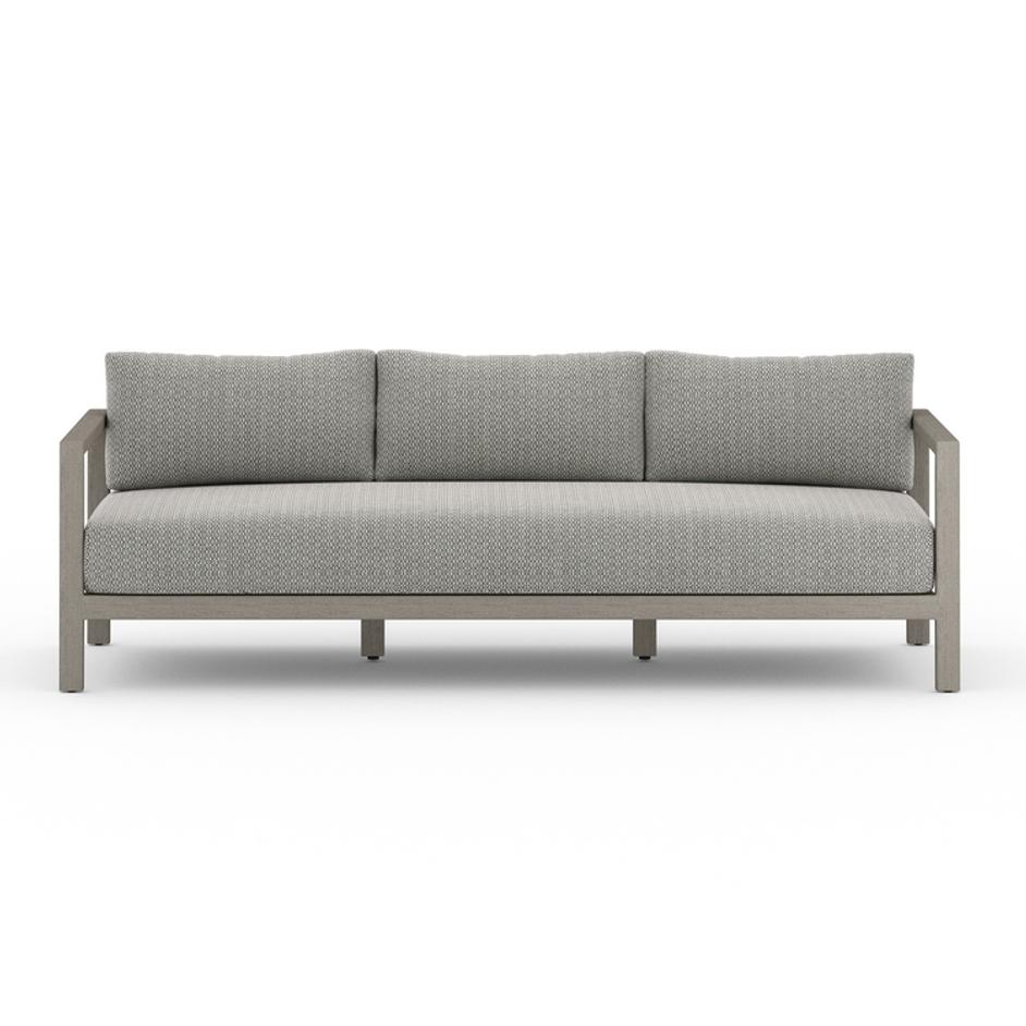 Sonoma Outdoor Sofa In 88" In Grey/Faye Ash by FOUR HANDS