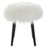 Wooly Sheepskin Accent Stool by Uttermost