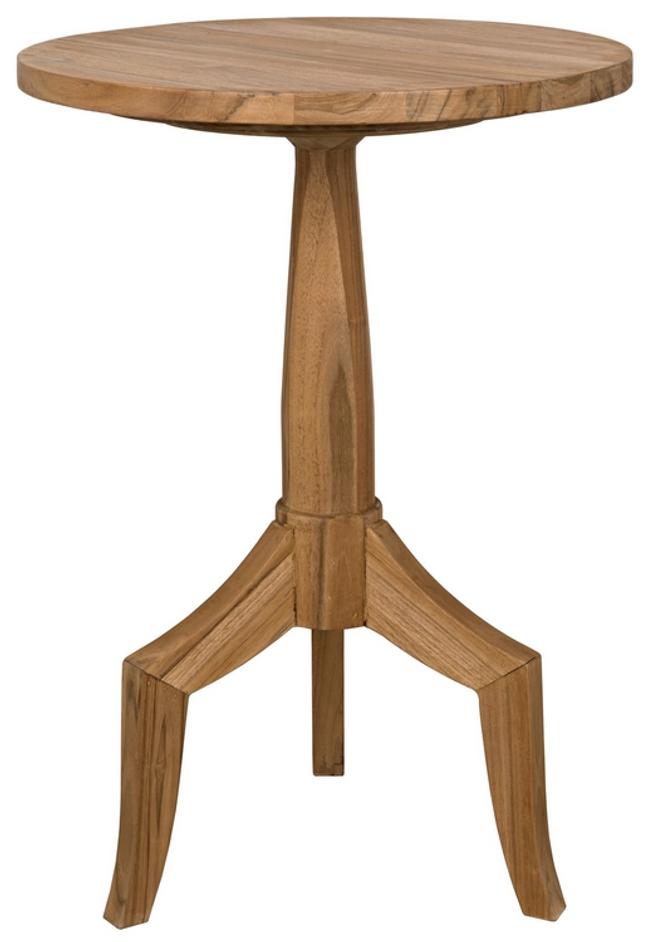 Atomic Teak Dining Table with Semi-Gloss Finish by Noir Furniture