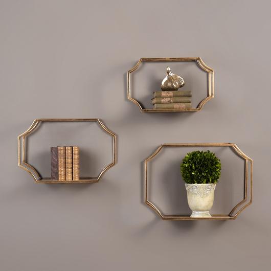 Lindee Wall Shelves by Uttermost