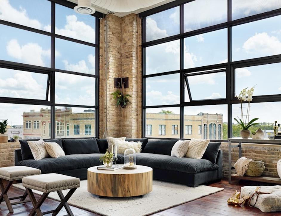 Hudson Round Coffee Table by FOUR HANDS