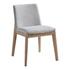 DECO OAK DINING CHAIR LIGHT GREY by Moes Home