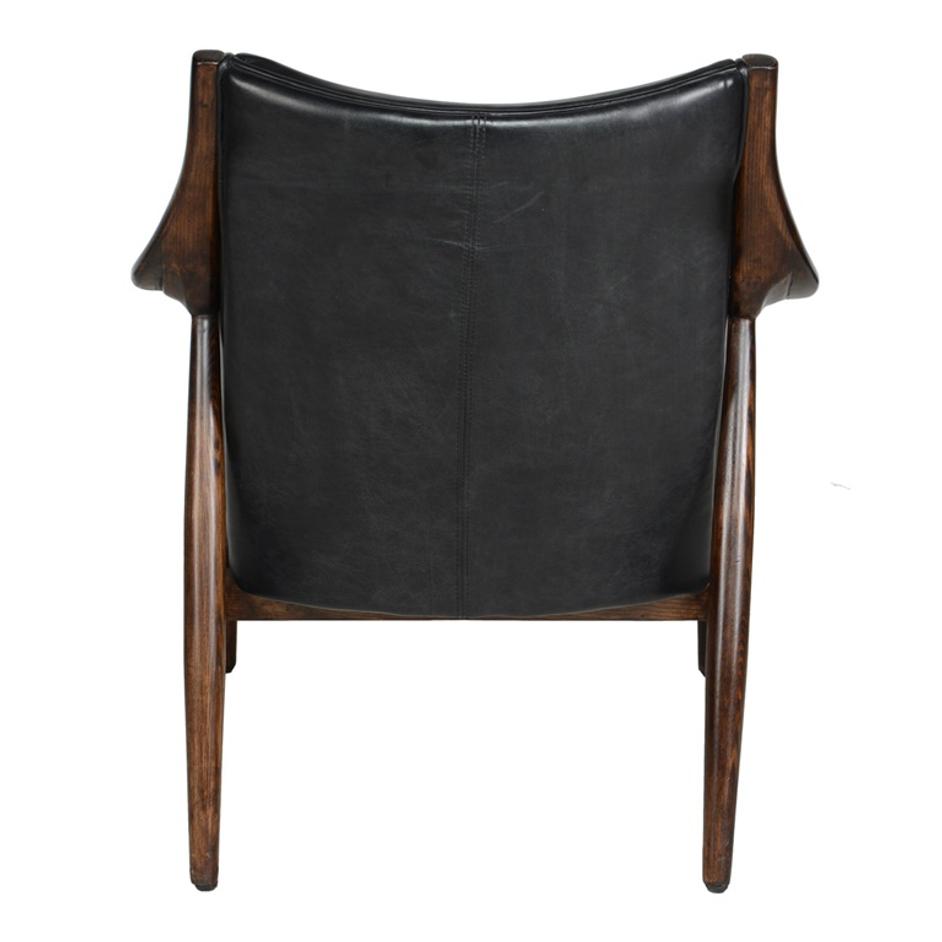 Kiannah Club Chair Black by Classic Home