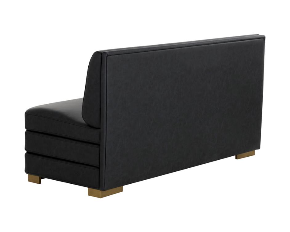 RADCLIFF BANQUETTE - BRAVO BLACK by Sunpan