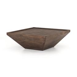 Drake Coffee Table In Aged Brown by FOUR HANDS