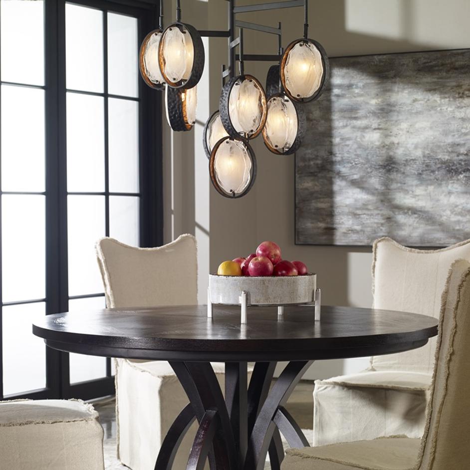 Maxin 9 Light Chandelier by Uttermost