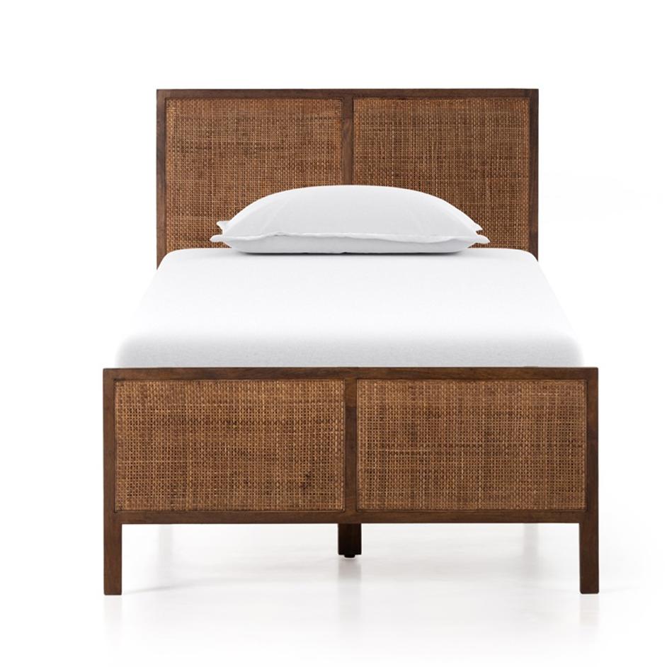Sydney Bed In Brown Wash In Twin by FOUR HANDS