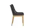 SORRENTO DINING CHAIR - NATURAL - ARASHI BLACK by Sunpan