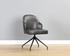 Bretta Swivel Dining Chair - Overcast Grey by Sunpan