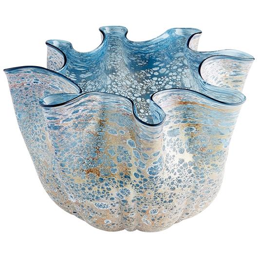 Meduse Vase in Blue by Cyan Design