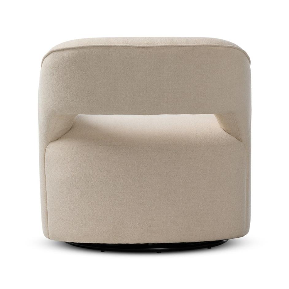Blythe Swivel Chair - Crypton Wayfarer Snow by Four Hands