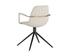 Cassius Swivel Dining Armchair - Dillon Cream by Sunpan