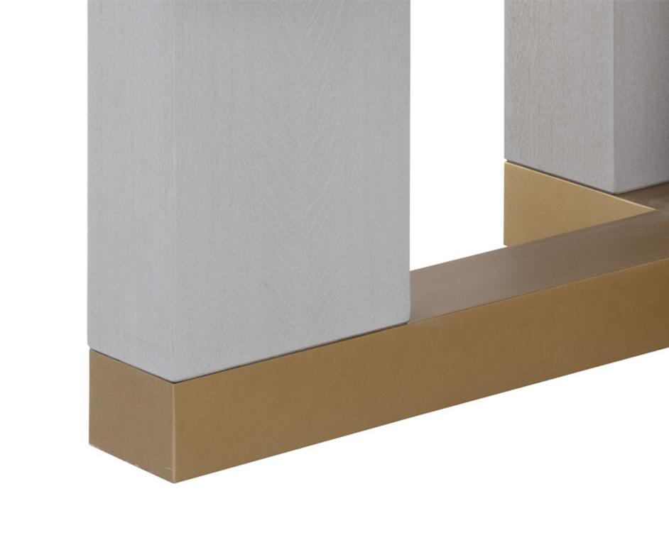 GRECO DINING TABLE - GAUNTLET GREY - 94.5" by Sunpan