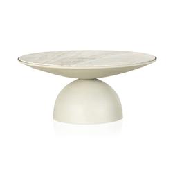 Corbett Coffee Table - Creamy Taupe Marble by Four Hands