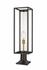 Dunbroch 1 Light Outdoor Pier Mounted Fixture in Deep Bronze + Outdoor Brass Finish by Z-Lite