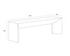 NOMAD BENCH - MARBLE LOOK - WHITE by Sunpan