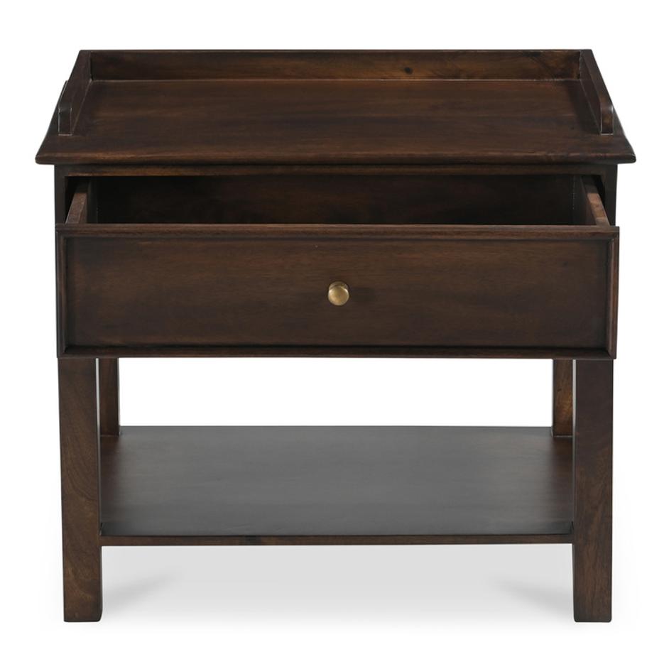 Maeve Nightstand Dark Brown by Moes Home