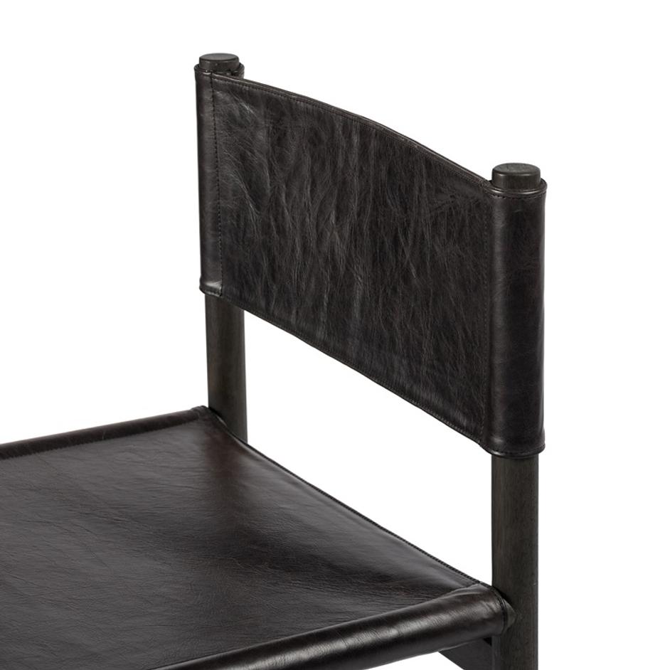 Kena Dining Chair In Charcoal Parawood by FOUR HANDS
