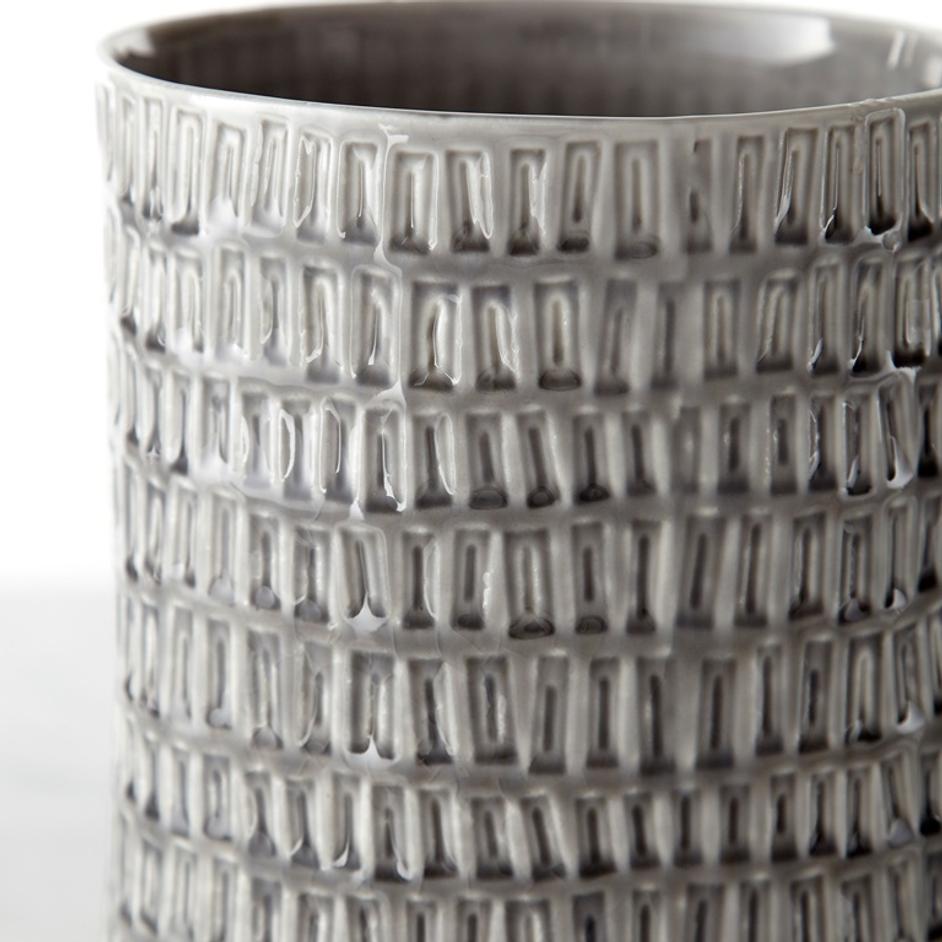 Somerville Vase in Oyster Silver by Cyan Design