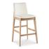 Deco Oak Barstool PVC White by Moes Home