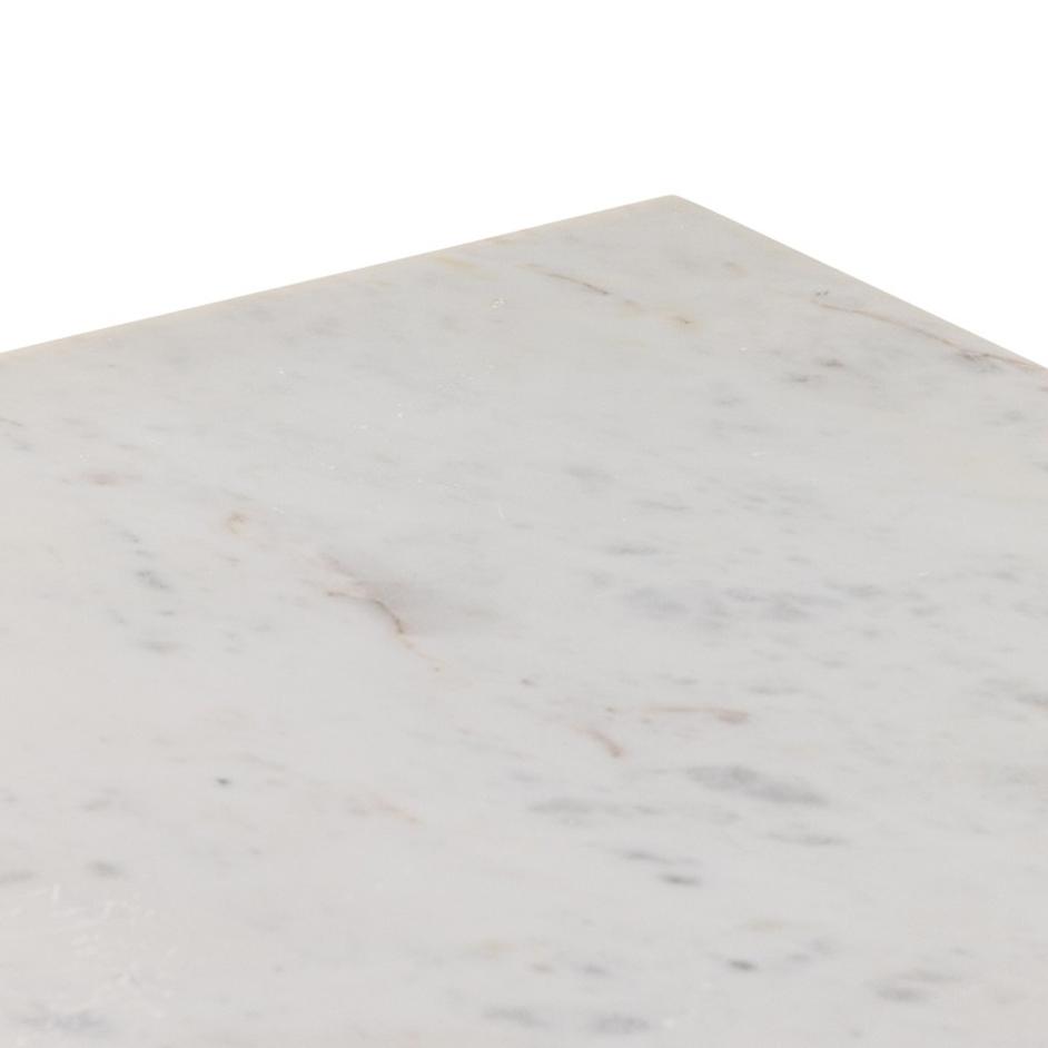 Indira Kitchen Island - White Marble by Four Hands