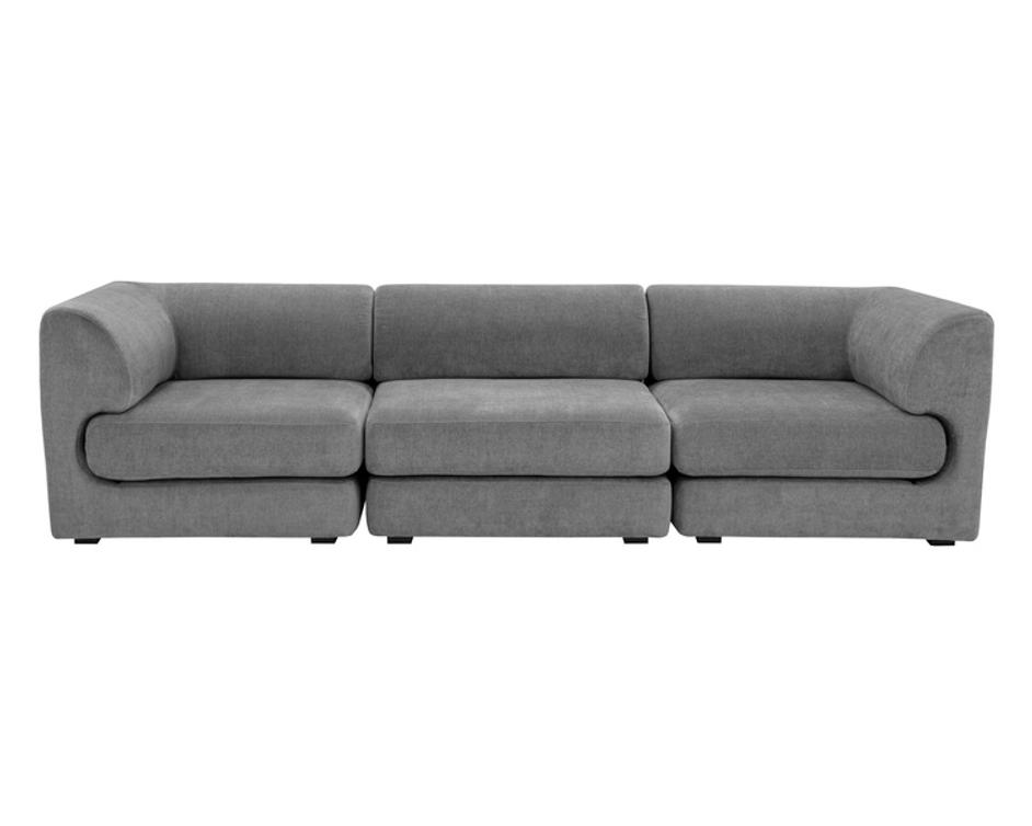 HARMONY MODULAR - CORNER CHAIR - DANNY DARK GREY by Sunpan