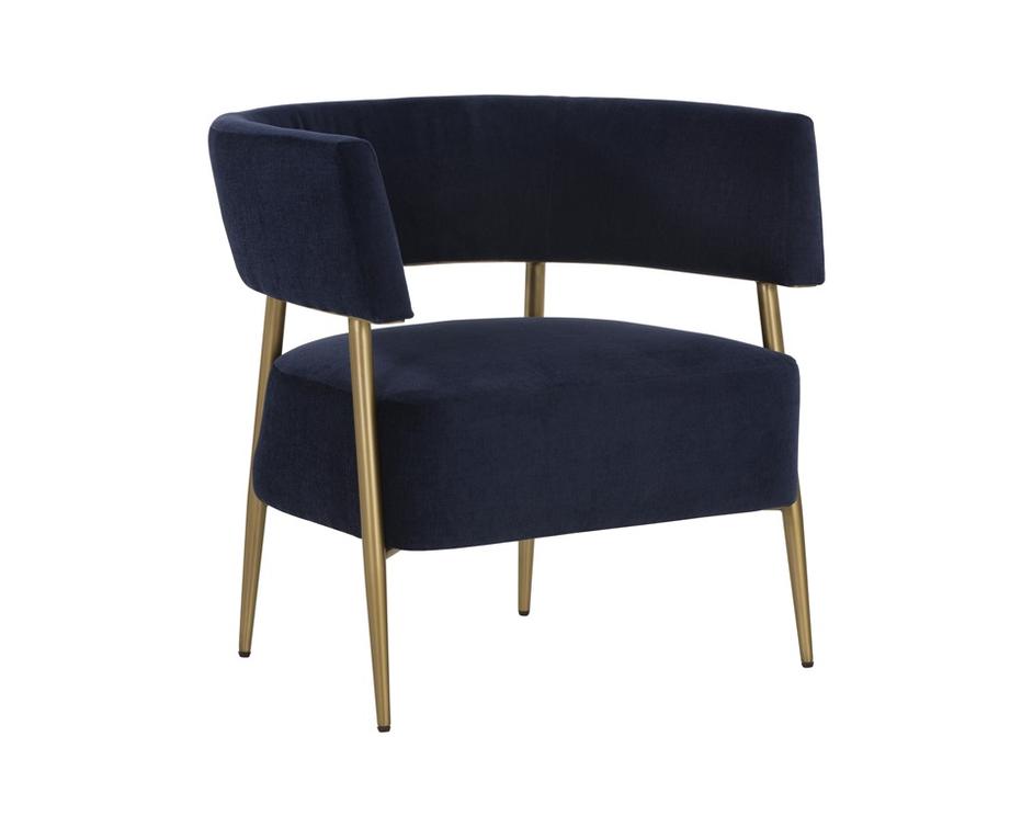 Maestro Lounge Chair - Danny Navy by Sunpan