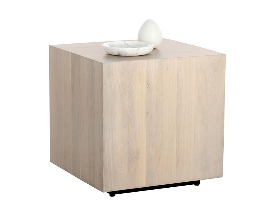 FREZCO SIDE TABLE - LIGHT OAK by Sunpan