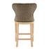 Dorsey Fabric Counter Stool, Pasadena Taupe by New Pacific Direct