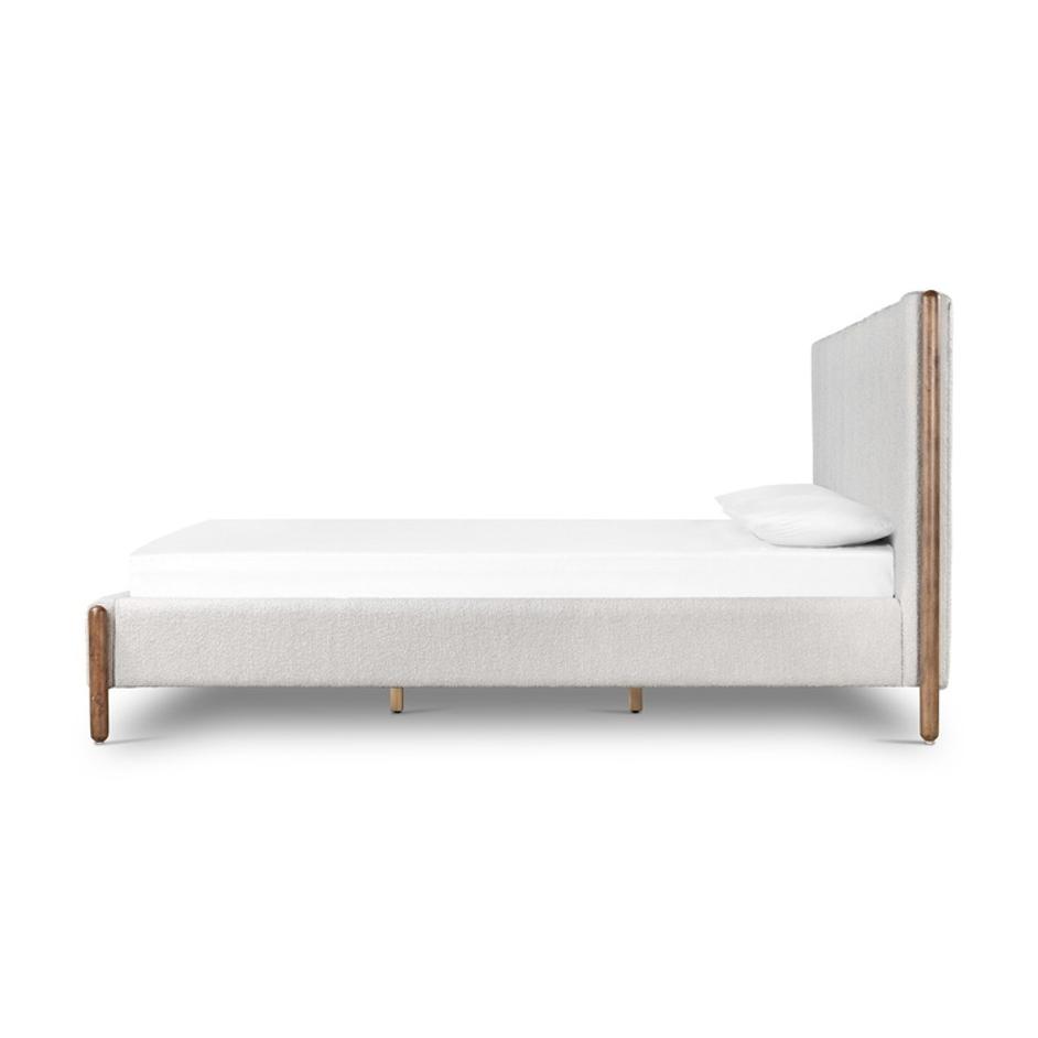Emma King Bed - Knoll Sand by Four Hands