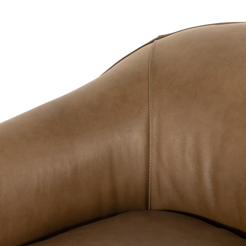 Quinton Swivel Chair In Ontario Taupe by FOUR HANDS