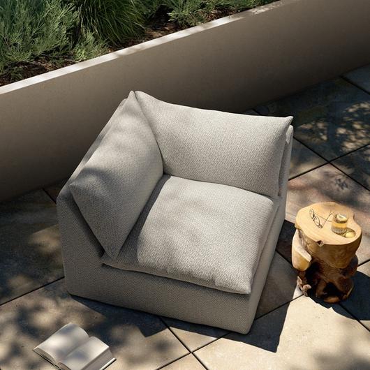 Build Your Own: Grant Outdoor Sectional - Faye Ash by Four Hands
