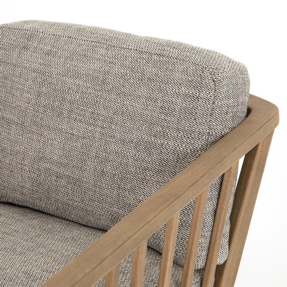 Ariel Chair In Thames Coal by FOUR HANDS