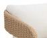 PYLOS DINING ARMCHAIR - NATURAL - LOUIS CREAM by Sunpan