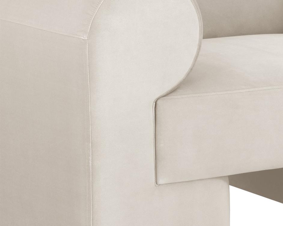 IONIC ARMCHAIR - MEG TAUPE by Sunpan