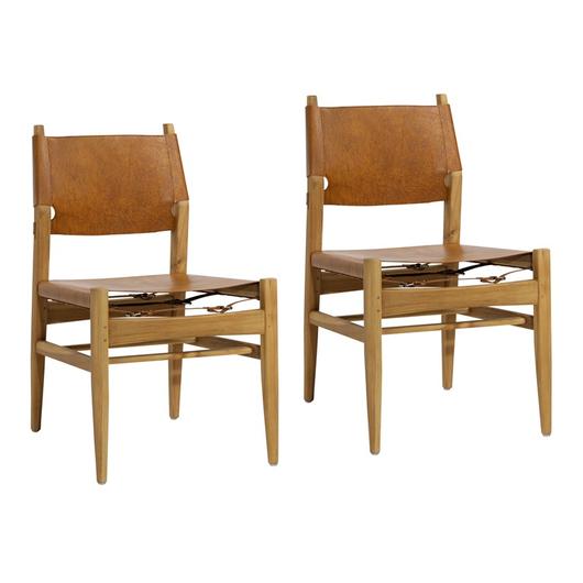 Alden Dining Chair Set of 2 by Curated Collections