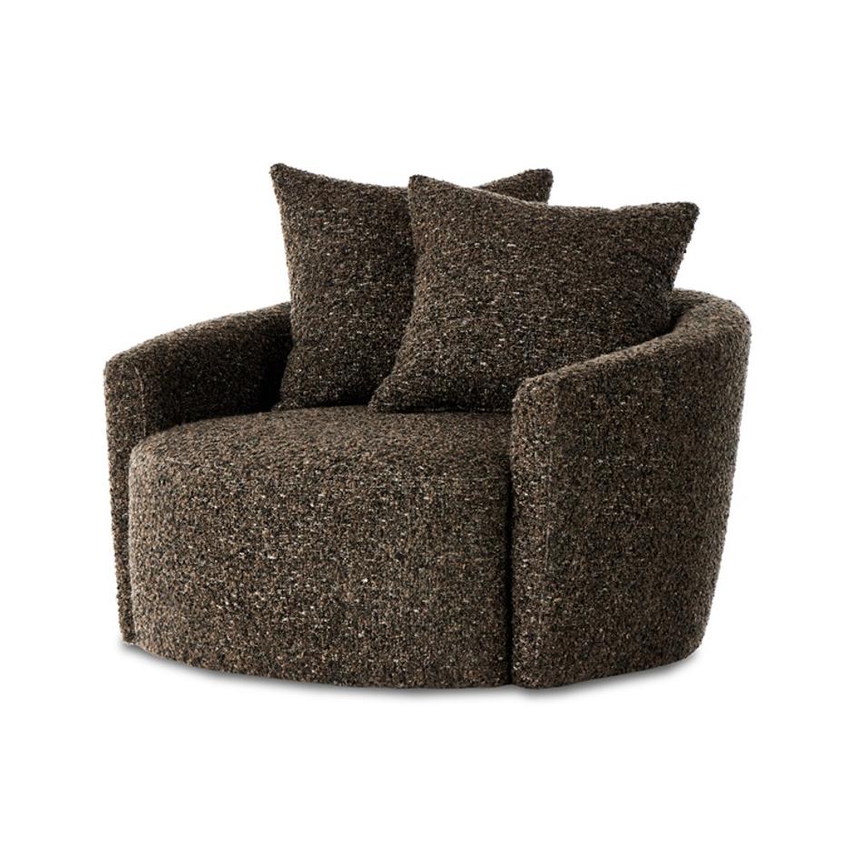 Chloe Swivel Chair In Ivan Granite by FOUR HANDS
