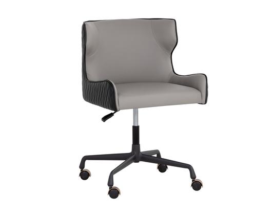 GIANNI OFFICE CHAIR - DILLON STRATUS / DILLON BLACK by Sunpan