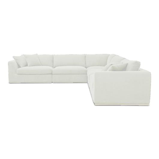 Rue Classic L Modular Sectional Off White by Moes Home