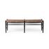Wyatt Bench In Drifted Matte Black by FOUR HANDS