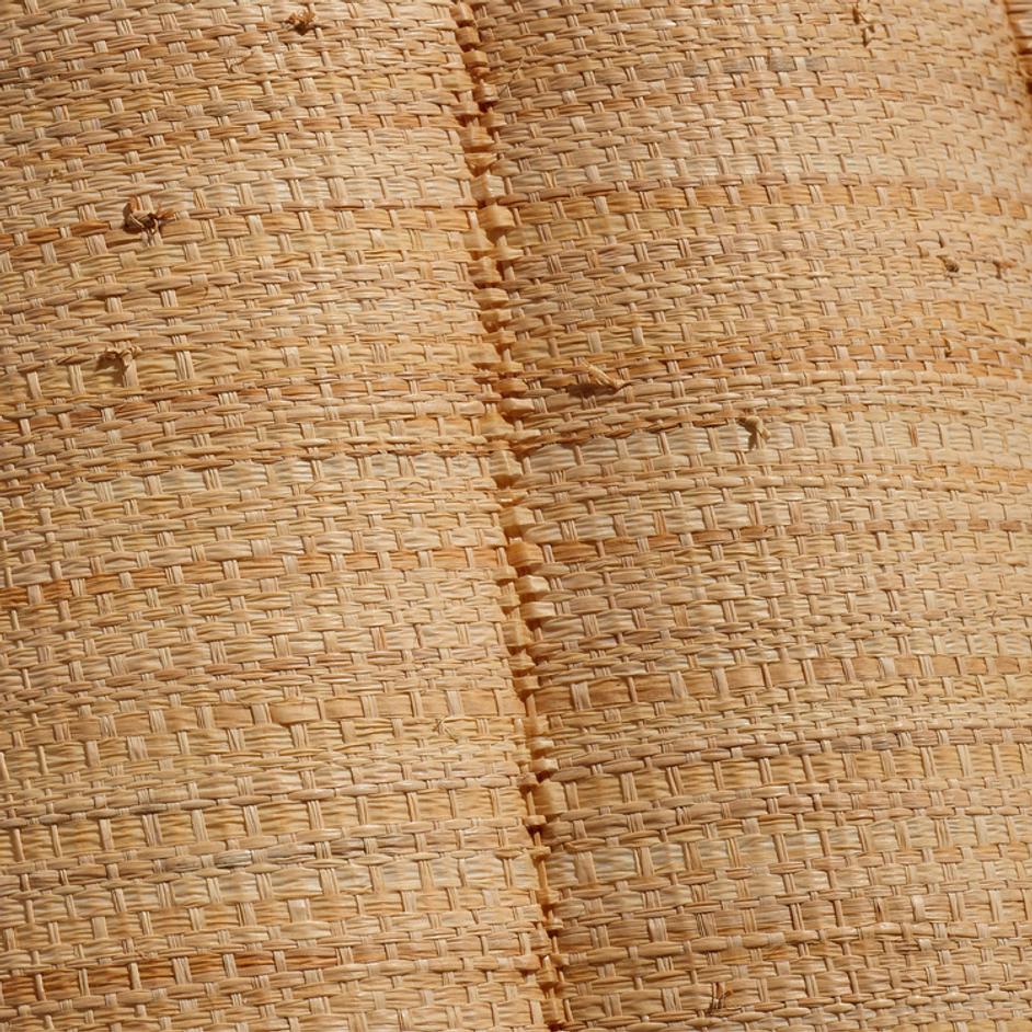 Scalloped 1-Light Wall Sconce, Raffia by Jamie Young