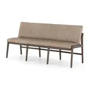 Alice Dining Bench In Sonoma Grey by FOUR HANDS