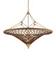 Gaborone Chandelier In Natural & Contemporary Gold Leaf by Currey & Company