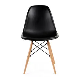 Roswell Side Chair - Black/Natural - Set Of 2 by Aeon Furniture