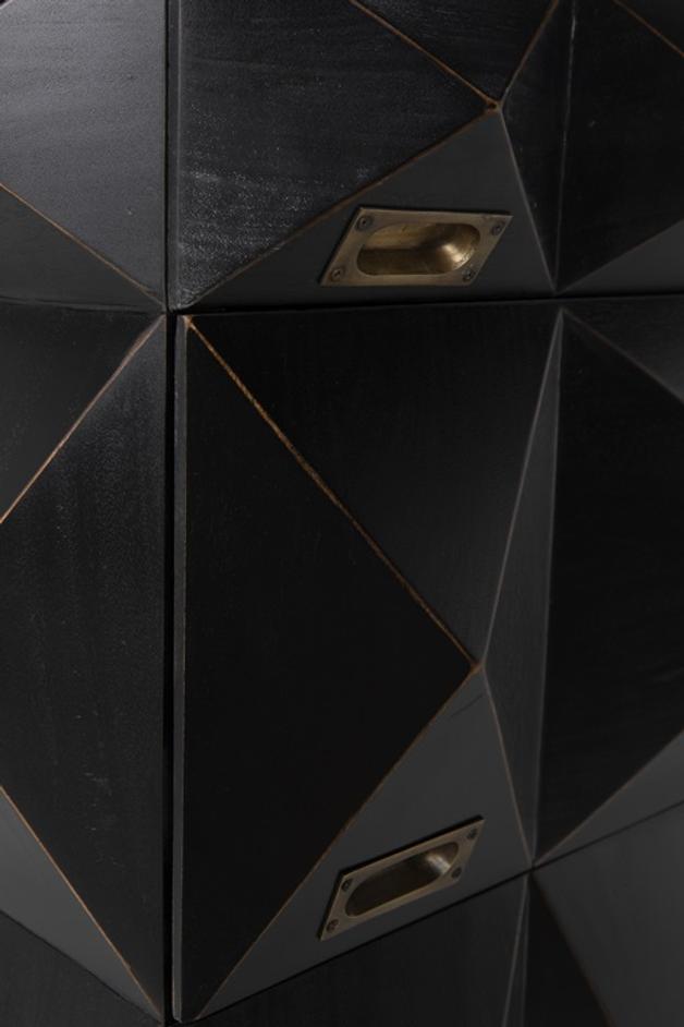 Allegra Dresser, Hand Rubbed Black by Noir Furniture