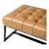 WYATT LEATHER BENCH TAN by Moes Home