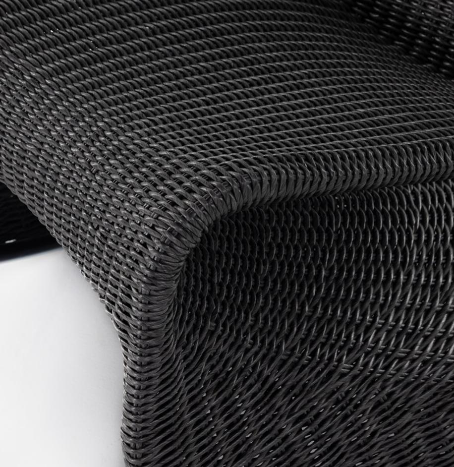 Portia Outdoor Rocking Chair In Coal by FOUR HANDS